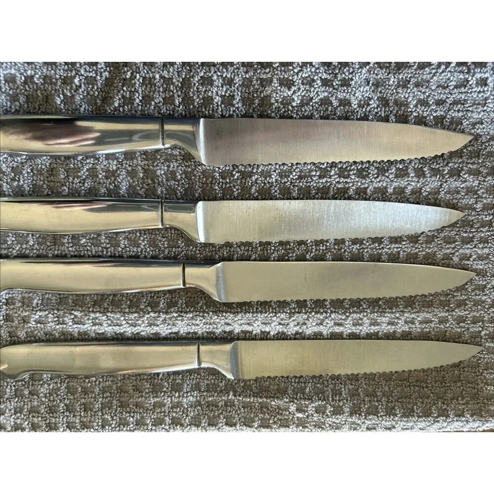 Oneida Classic Collection Stainless Steel Steak Knife Set Of 4